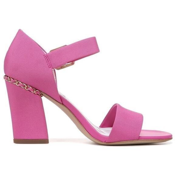 Franco Sarto Women Ofelia High Heel Ankle Strap Dress Sandals US 8.5M Pink - Picture 3 of 7